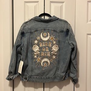 Rue de Seine Bohemian Bridal Denim Jacket